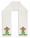 Fiesta Time - Cute Sombrero Cat Adult Fleece 64&#x22; Scarf by TooLoud-TooLoud-White-One-Size-Adult-Davson Sales