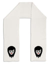 Cute Pixel Vampire Female Adult Fleece 64&#x22; Scarf-TooLoud-White-One-Size-Adult-Davson Sales