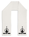 Guitar Mom - Mother's Day Design Adult Fleece 64" Scarf-TooLoud-White-One-Size-Adult-Davson Sales