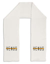 Planet Venus Text Only Adult Fleece 64&#x22; Scarf-TooLoud-White-One-Size-Adult-Davson Sales