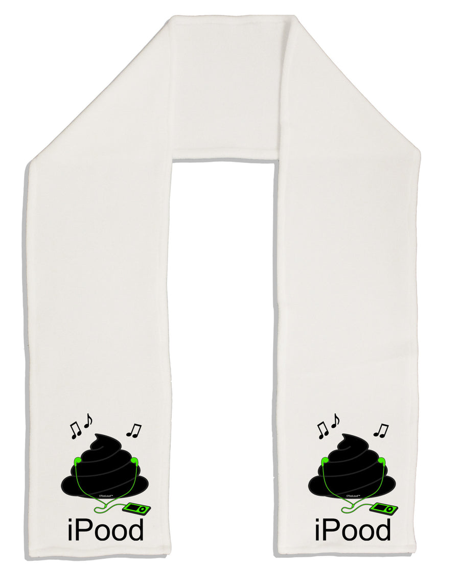 iPood Adult Fleece 64&#x22; Scarf-TooLoud-White-One-Size-Adult-Davson Sales