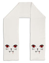 TooLoud Vamp Kitty Adult Fleece 64" Scarf-TooLoud-White-One-Size-Adult-Davson Sales