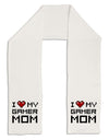 I Heart My Gamer Mom Adult Fleece 64&#x22; Scarf by TooLoud-TooLoud-White-One-Size-Adult-Davson Sales