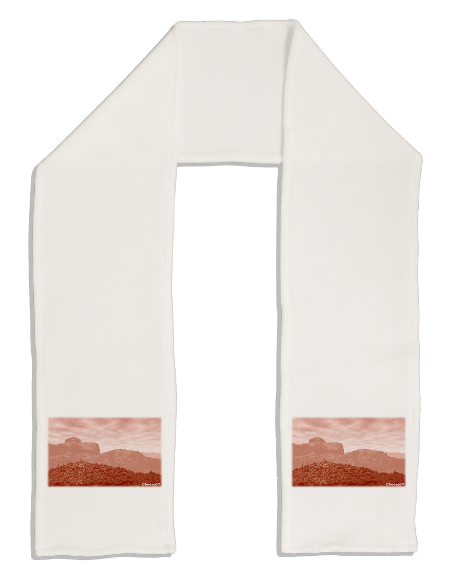 Red Planet Landscape Adult Fleece 64&#x22; Scarf-TooLoud-White-One-Size-Adult-Davson Sales