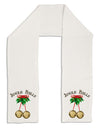 Jingle Bells Adult Fleece 64&#x22; Scarf by-TooLoud-White-One-Size-Adult-Davson Sales