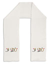 I Do - Bride Adult Fleece 64" Scarf-TooLoud-White-One-Size-Adult-Davson Sales