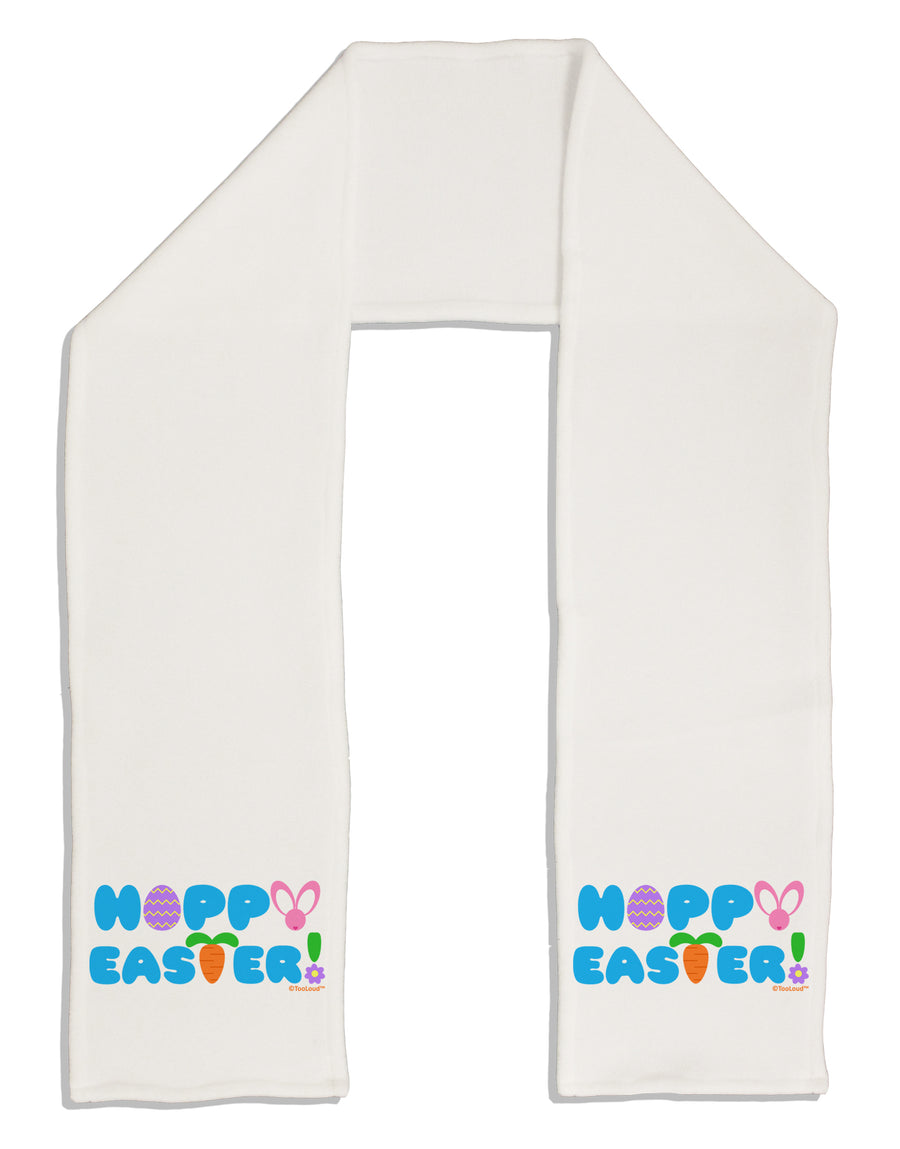 Cute Decorative Hoppy Easter Design Adult Fleece 64&#x22; Scarf by TooLoud-TooLoud-White-One-Size-Adult-Davson Sales