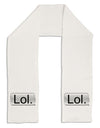 Lol Text Bubble Adult Fleece 64&#x22; Scarf-TooLoud-White-One-Size-Adult-Davson Sales