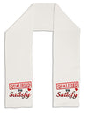 Qualified To Satisfy Adult Fleece 64&#x22; Scarf-TooLoud-White-One-Size-Adult-Davson Sales