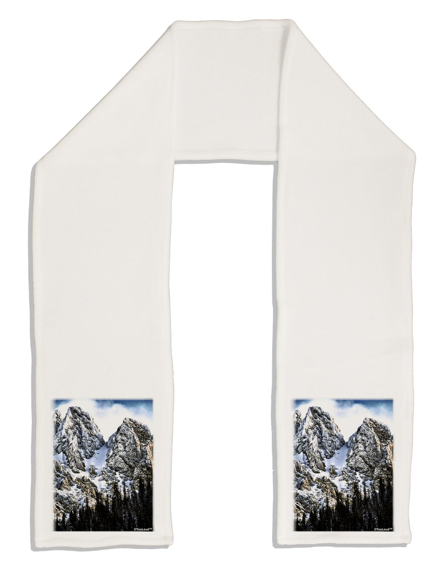 Mountain Landscape 2 Adult Fleece 64&#x22; Scarf-TooLoud-White-One-Size-Adult-Davson Sales