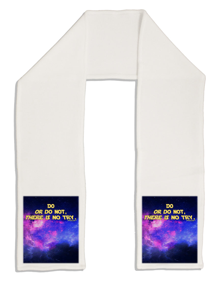 Do or Do Not Adult Fleece 64&#x22; Scarf-TooLoud-White-One-Size-Adult-Davson Sales