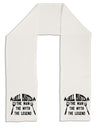 Grill Master The Man The Myth The Legend Adult Fleece 64 Inch Scarf-Scarves-TooLoud-White-One-Size-Adult-Davson Sales