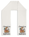 America is Strong We will Overcome This Adult Fleece 64 Inch Scarf-Scarves-TooLoud-White-One-Size-Adult-Davson Sales