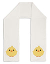 Cute Little Chick - Yellow Adult Fleece 64&#x22; Scarf by TooLoud-TooLoud-White-One-Size-Adult-Davson Sales