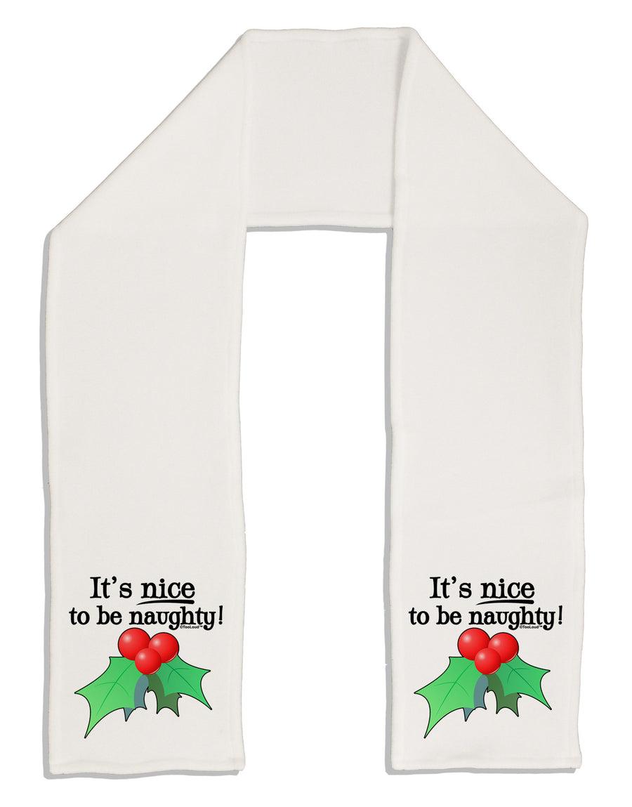 Nice to be Naughty Adult Fleece 64&#x22; Scarf-TooLoud-White-One-Size-Adult-Davson Sales