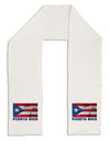 Distressed Puerto Rico Flag Adult Fleece 64&#x22; Scarf-TooLoud-White-One-Size-Adult-Davson Sales