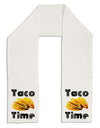 Taco Time - Mexican Food Design Adult Fleece 64&#x22; Scarf by TooLoud-TooLoud-White-One-Size-Adult-Davson Sales