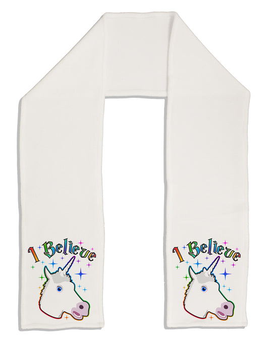 I Believe in Unicorns Adult Fleece 64&#x22; Scarf-TooLoud-White-One-Size-Adult-Davson Sales