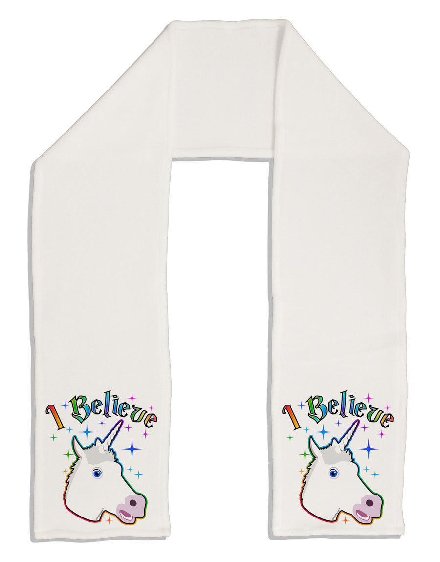 I Believe in Unicorns Adult Fleece 64&#x22; Scarf-TooLoud-White-One-Size-Adult-Davson Sales