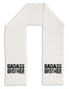 Badass Brother Adult Fleece 64&#x22; Scarf-TooLoud-White-One-Size-Adult-Davson Sales