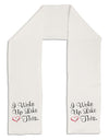 I Woke Up Like This Adult Fleece 64&#x22; Scarf-TooLoud-White-One-Size-Adult-Davson Sales