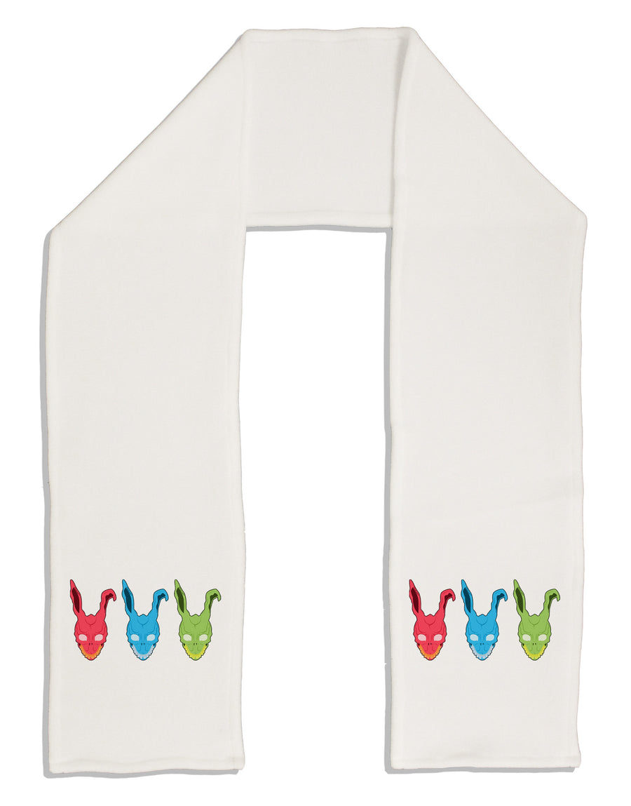 Scary Bunny Tri-color Adult Fleece 64&#x22; Scarf-TooLoud-White-One-Size-Adult-Davson Sales