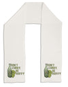 Don't Worry Be Hoppy Adult Fleece 64 Inch Scarf-Scarves-TooLoud-White-One-Size-Adult-Davson Sales