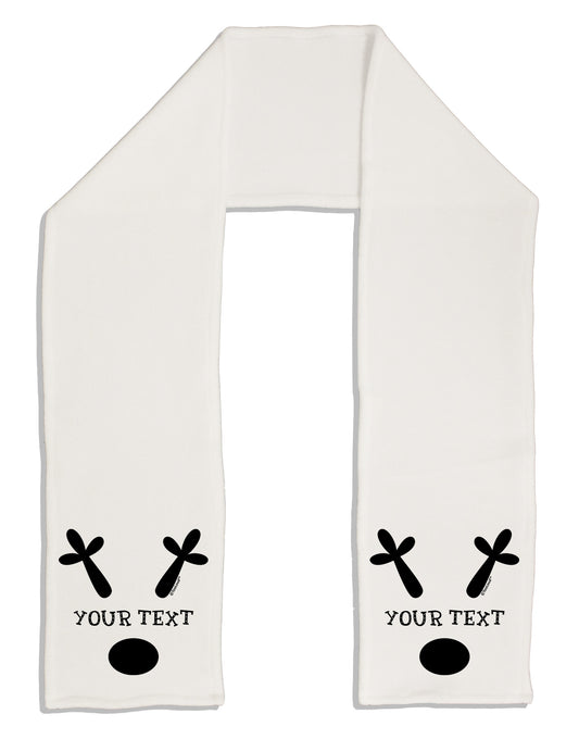 Personalized Matching Reindeer Family Design - Your Text Adult Fleece 64&#x22; Scarf-TooLoud-White-One-Size-Adult-Davson Sales
