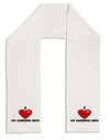 I Heart My Awesome Wife Adult Fleece 64&#x22; Scarf by TooLoud-TooLoud-White-One-Size-Adult-Davson Sales