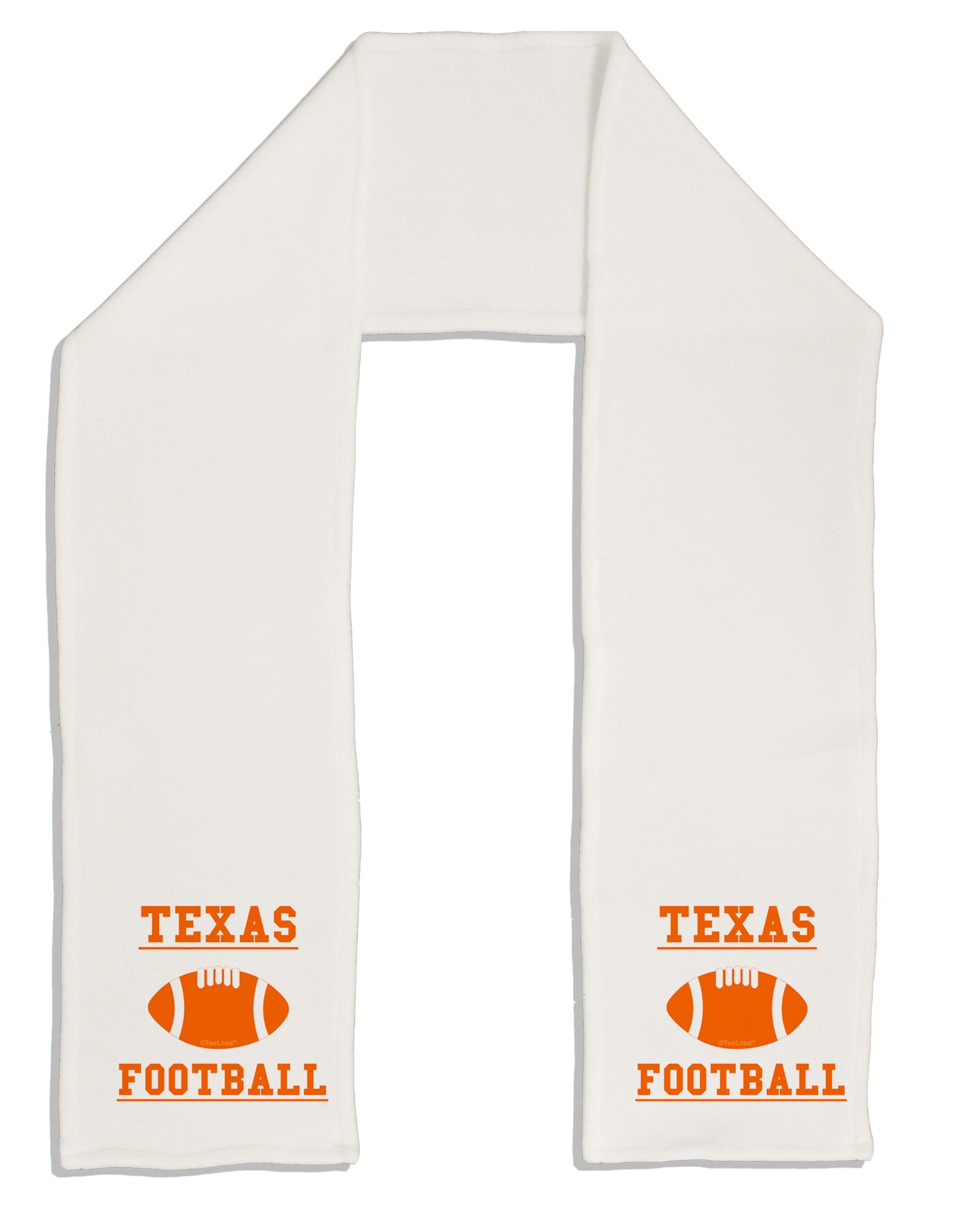 Texas Football Adult Fleece 64&#x22; Scarf by TooLoud-TooLoud-White-One-Size-Adult-Davson Sales