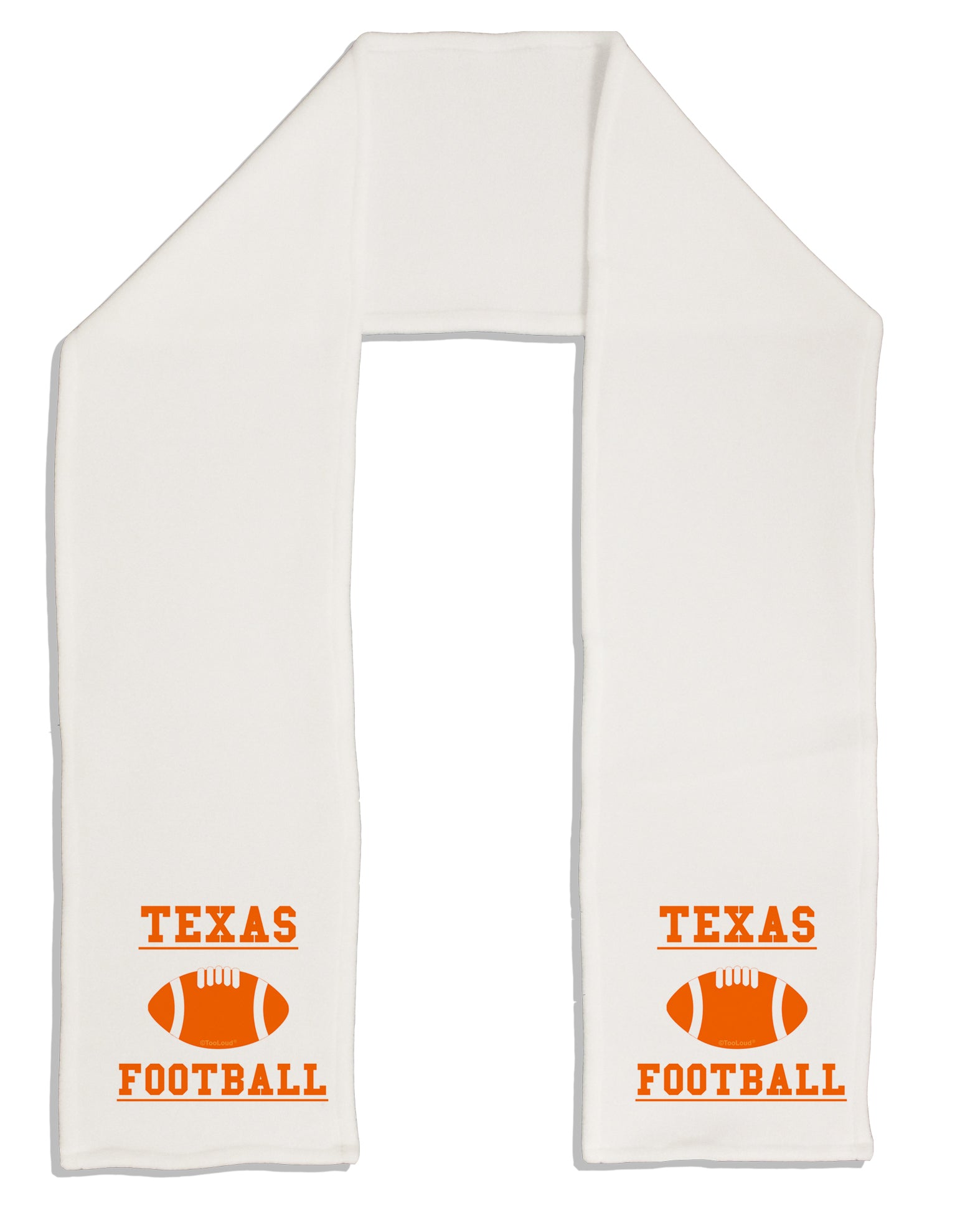 Texas Football Adult Fleece 64&#x22; Scarf by TooLoud-TooLoud-White-One-Size-Adult-Davson Sales