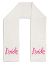 Bride Design - Diamond - Color Adult Fleece 64&#x22; Scarf-TooLoud-White-One-Size-Adult-Davson Sales