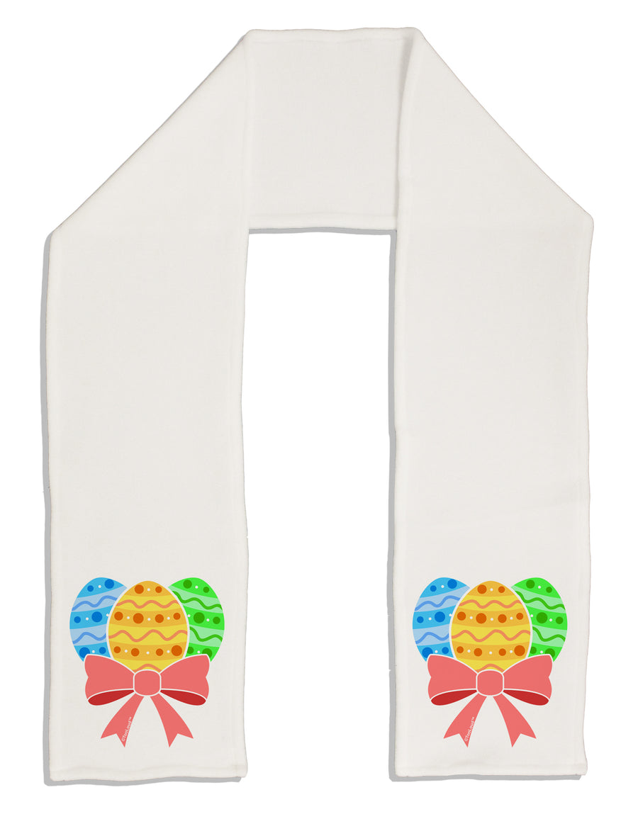 Easter Eggs With Bow Adult Fleece 64&#x22; Scarf by TooLoud-TooLoud-White-One-Size-Adult-Davson Sales