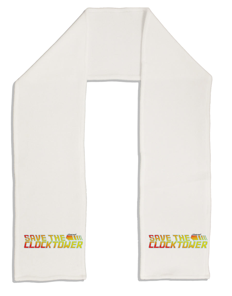 Save The Clock Tower Adult Fleece 64&#x22; Scarf by TooLoud-TooLoud-White-One-Size-Adult-Davson Sales