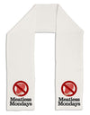 Meatless Mondays Adult Fleece 64&#x22; Scarf by TooLoud-TooLoud-White-One-Size-Adult-Davson Sales