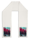 Chicago Abstract 2 Adult Fleece 64&#x22; Scarf-TooLoud-White-One-Size-Adult-Davson Sales