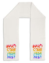 Hardcore Feminist - Rainbow Adult Fleece 64&#x22; Scarf-TooLoud-White-One-Size-Adult-Davson Sales