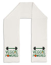 TooLoud Veggie Powered Adult Fleece 64&#x22; Scarf-TooLoud-White-One-Size-Adult-Davson Sales