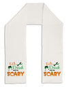 Eat Drink Scary Green Adult Fleece 64&#x22; Scarf-TooLoud-White-One-Size-Adult-Davson Sales