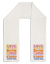 Love is like Sunshine - Sunburst Adult Fleece 64&#x22; Scarf-TooLoud-White-One-Size-Adult-Davson Sales