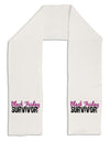 Black Friday Survivor Adult Fleece 64&#x22; Scarf-TooLoud-White-One-Size-Adult-Davson Sales