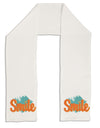 Smile Adult Fleece 64 Inch Scarf-Scarves-TooLoud-White-One-Size-Adult-Davson Sales