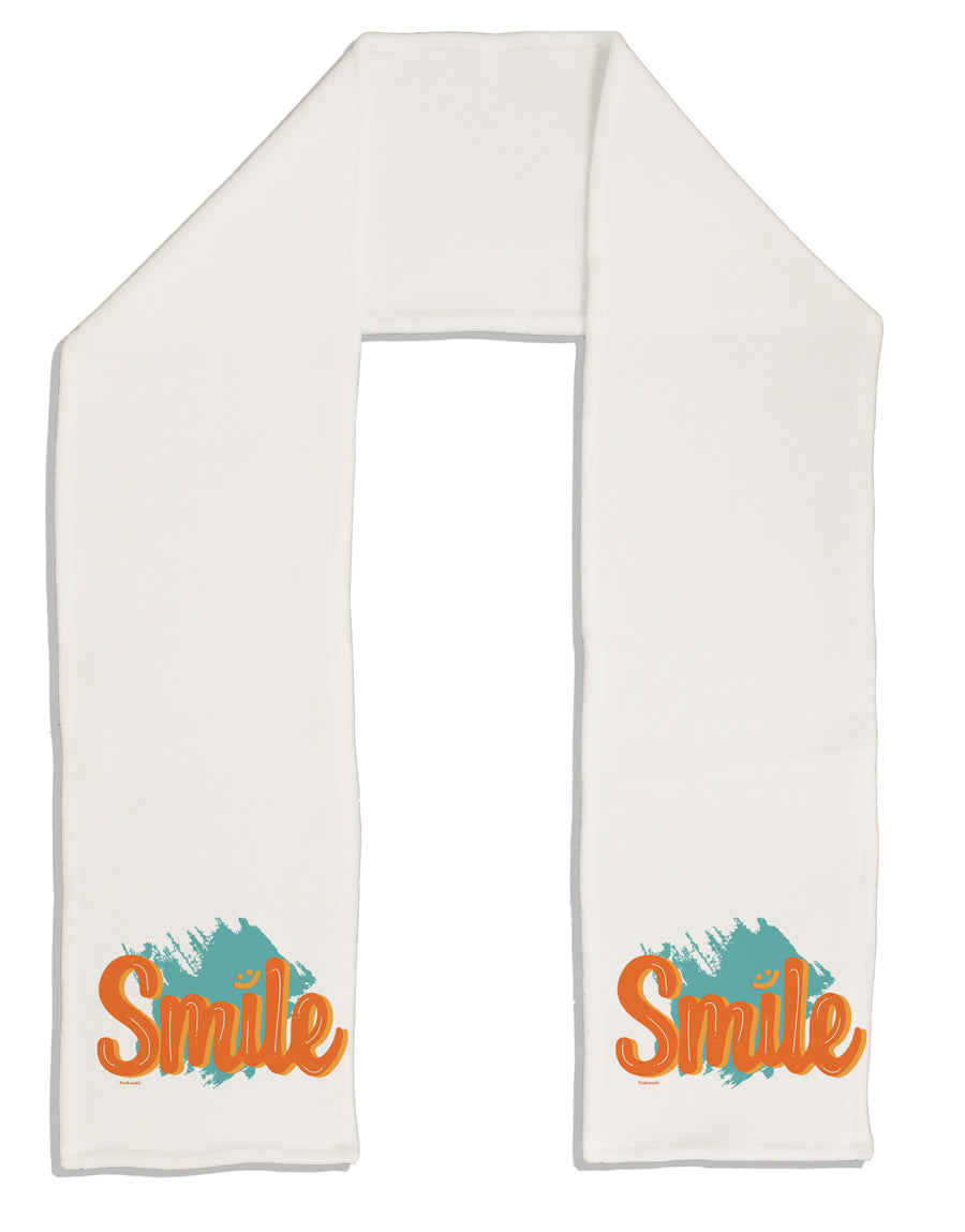 Smile Adult Fleece 64 Inch Scarf-Scarves-TooLoud-White-One-Size-Adult-Davson Sales