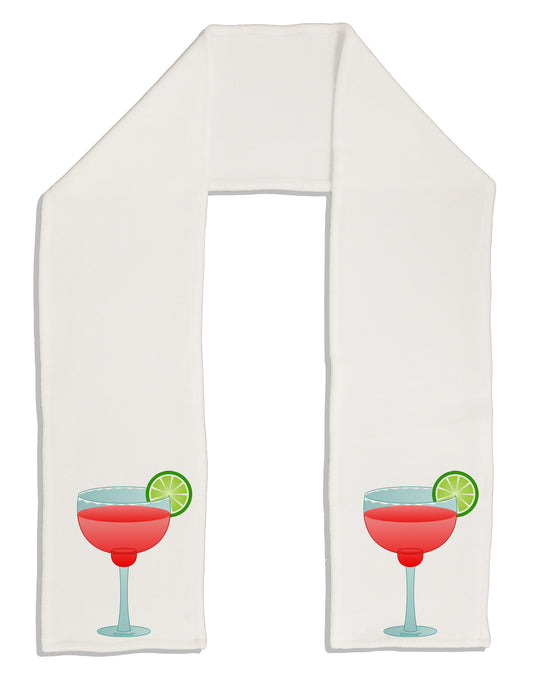 Red Margarita with Lime - Cinco de Mayo Adult Fleece 64&#x22; Scarf by TooLoud-TooLoud-White-One-Size-Adult-Davson Sales