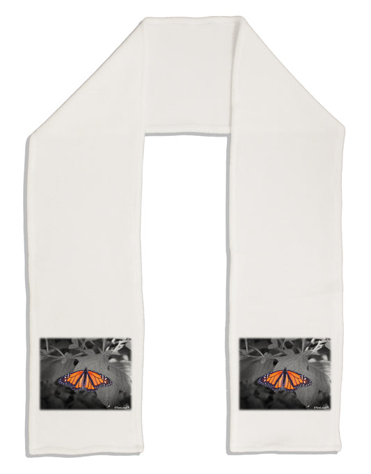 Monarch Butterfly Photo Adult Fleece 64&#x22; Scarf-TooLoud-White-One-Size-Adult-Davson Sales