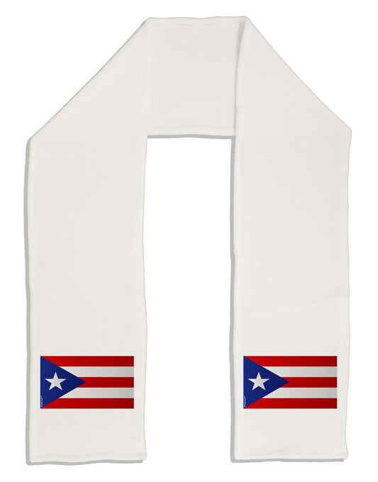 Puerto Rico Flag Adult Fleece 64&#x22; Scarf-TooLoud-White-One-Size-Adult-Davson Sales