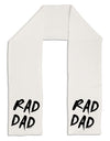 Rad Dad Design Adult Fleece 64&#x22; Scarf-TooLoud-White-One-Size-Adult-Davson Sales