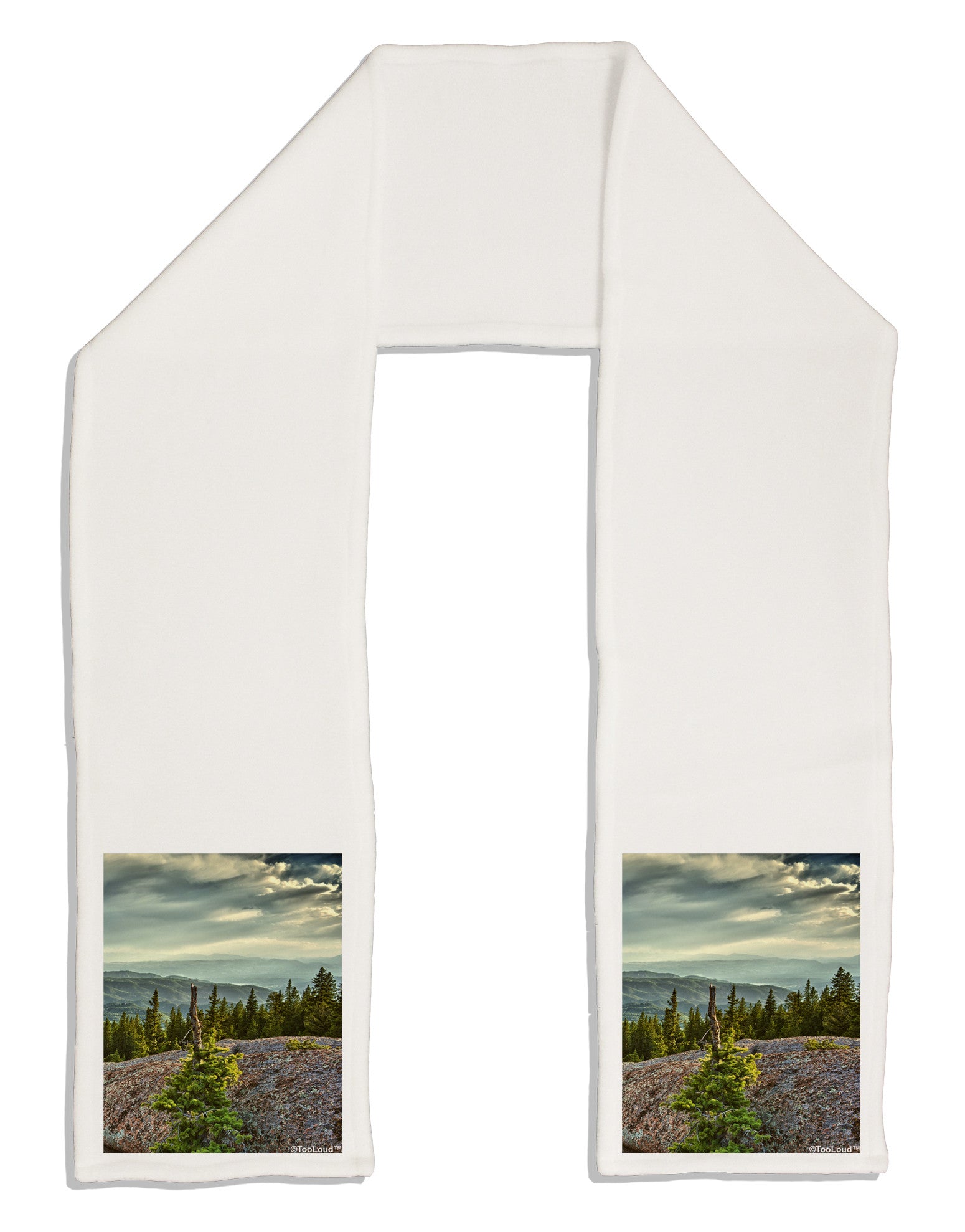 Nature Photography - Pine Kingdom Adult Fleece 64&#x22; Scarf by-TooLoud-White-One-Size-Adult-Davson Sales