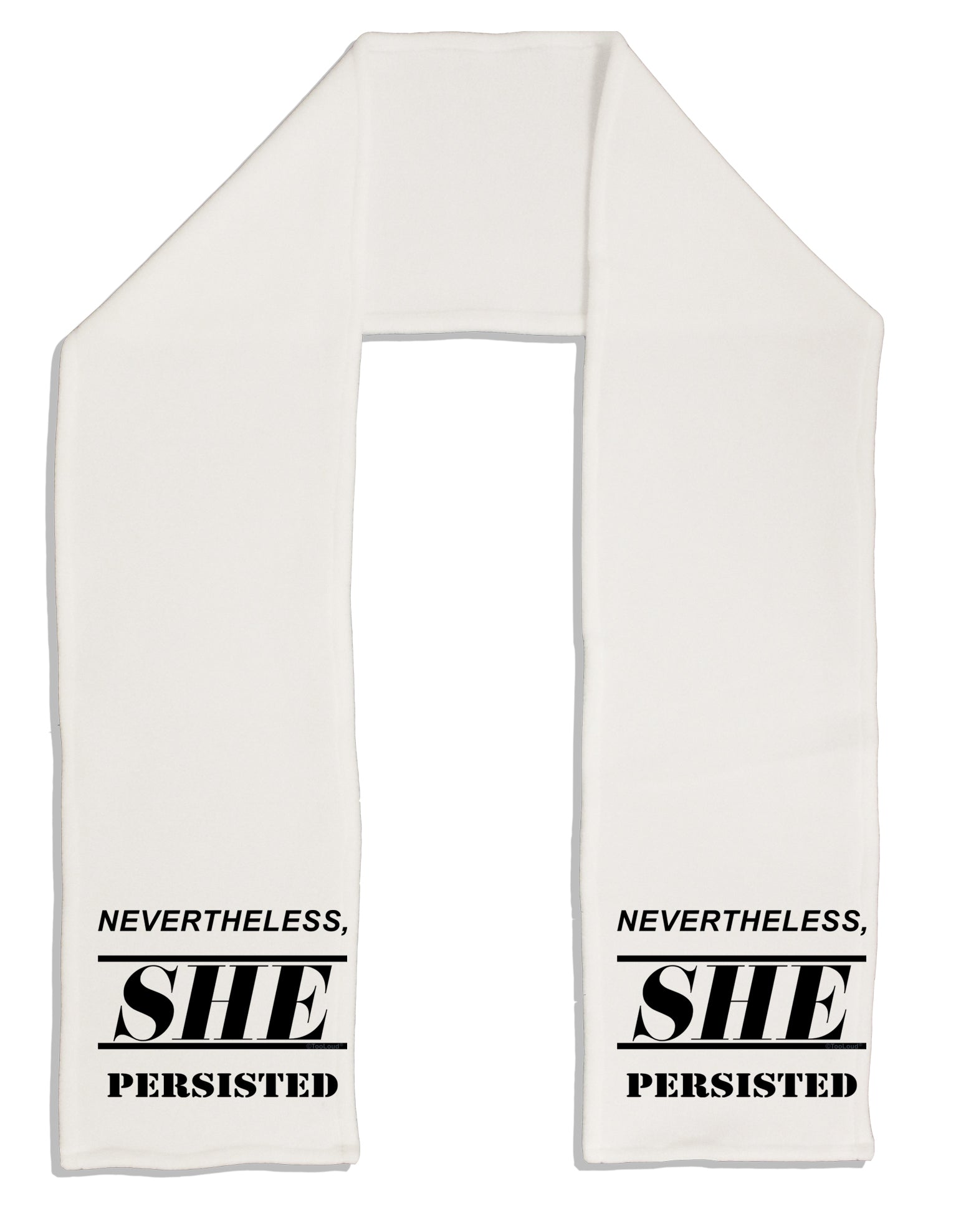Nevertheless She Persisted Women's Rights Adult Fleece 64&#x22; Scarf by TooLoud-TooLoud-White-One-Size-Adult-Davson Sales
