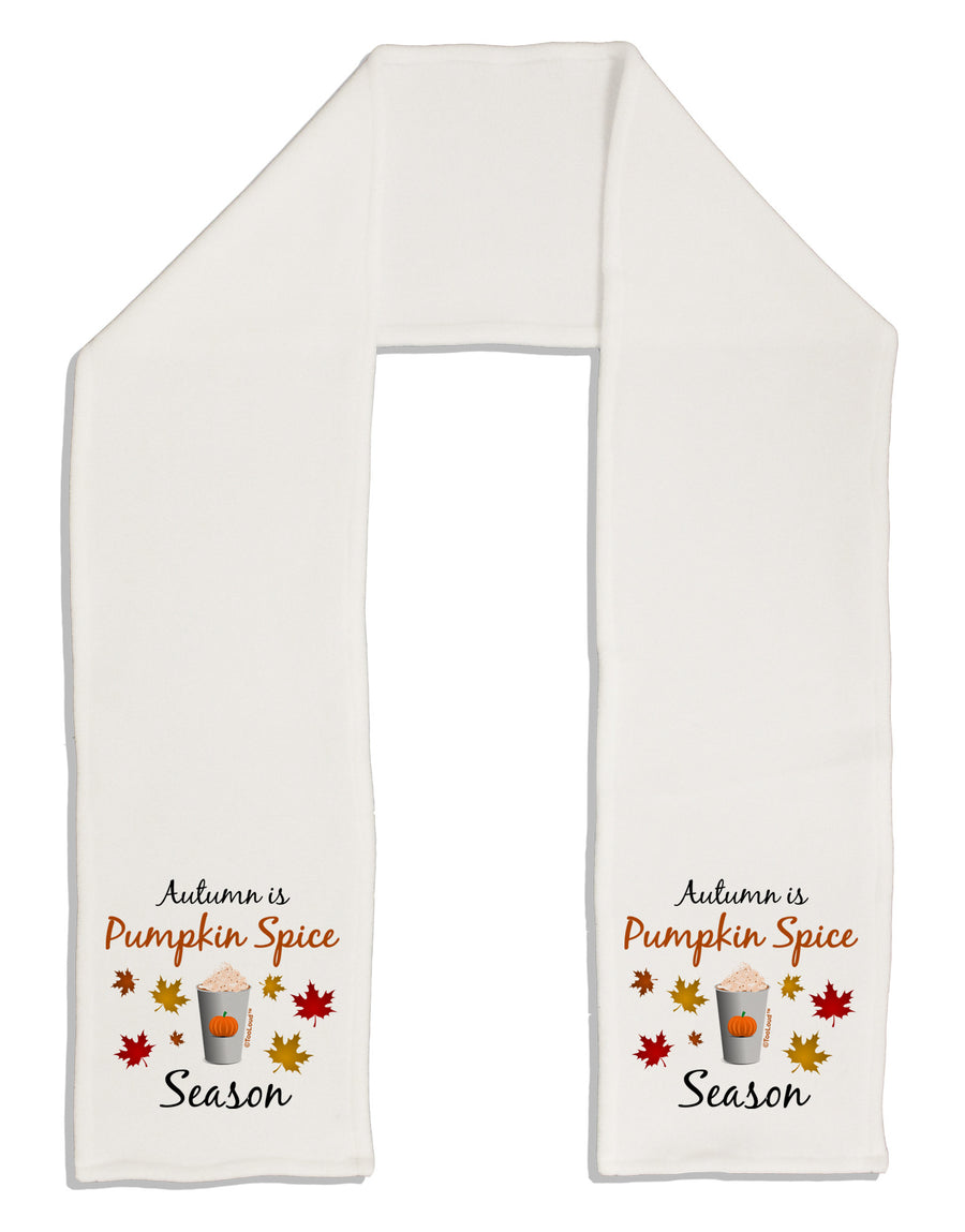 Pumpkin Spice Season Adult Fleece 64&#x22; Scarf-TooLoud-White-One-Size-Adult-Davson Sales